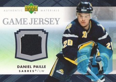 2007-08 Upper Deck Game Jersey DANIEL PAILLE #J-DP